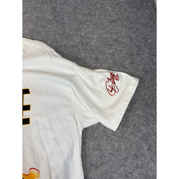 VINTAGE 90s Chad Little NASCAR Shirt Mens XL White John Deere Racing Sports Tee - Picture 5 of 8